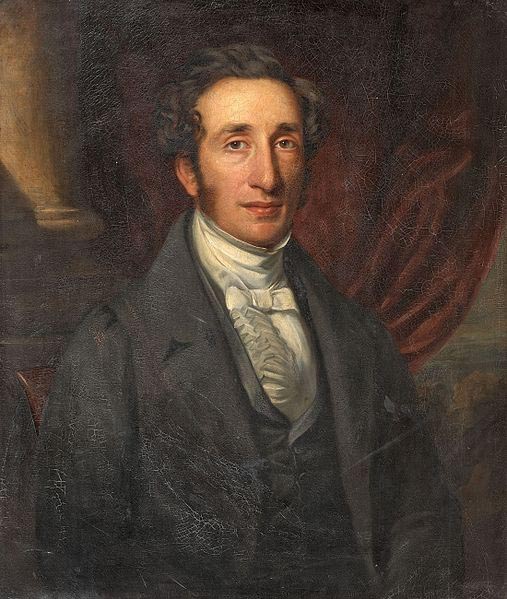 Portrait of a gentleman. Signed and dated Ponsford 1842